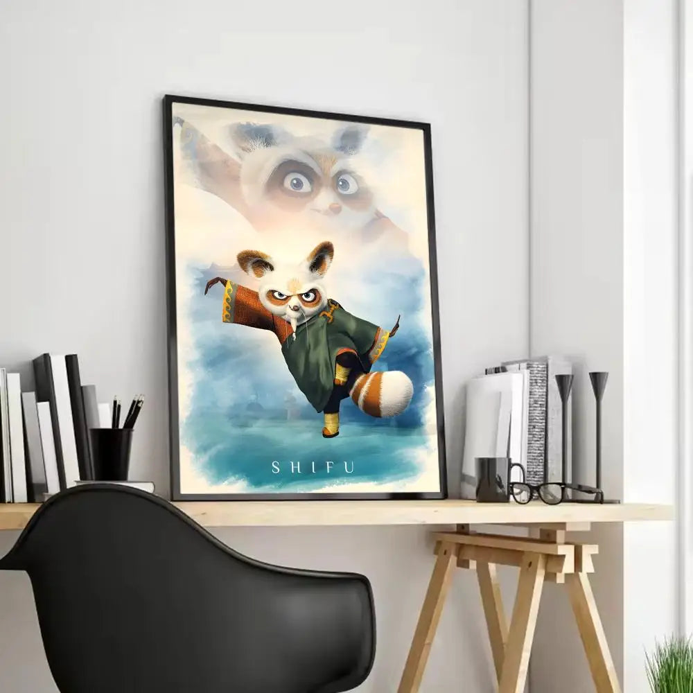 Kung Fu Panda HD Wall Art Poster - Waterproof Aesthetic Decor