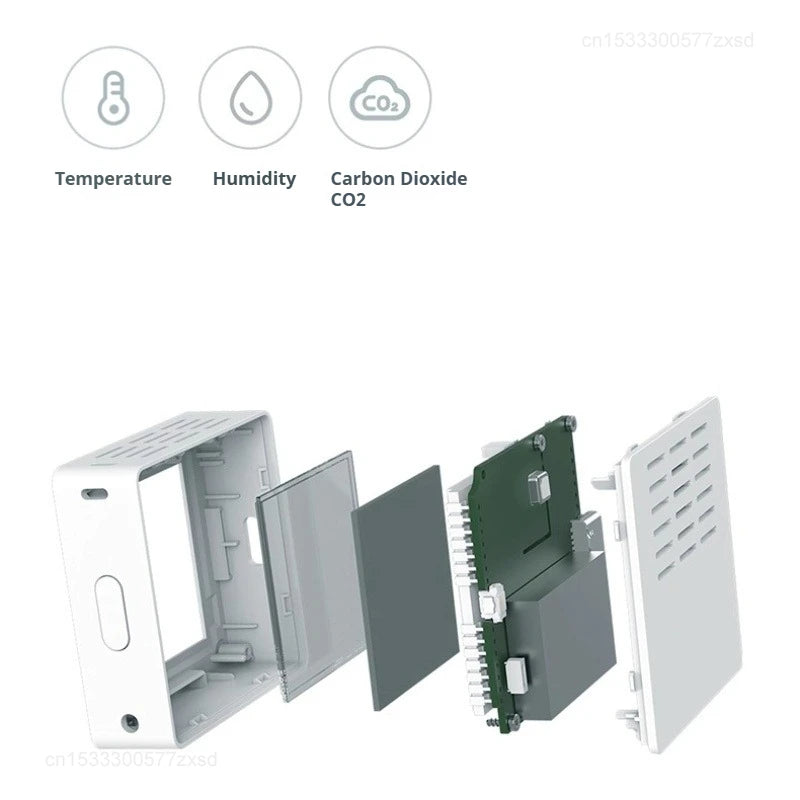 Miaomiaoce 3-in-1 Air Quality Detector - CO2, Temperature & Humidity Meter
