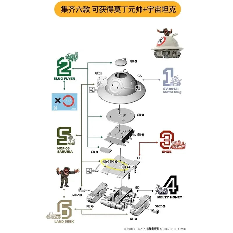 Metal Slug X Miniature Tank & Aircraft Models – Perfect Collectibles