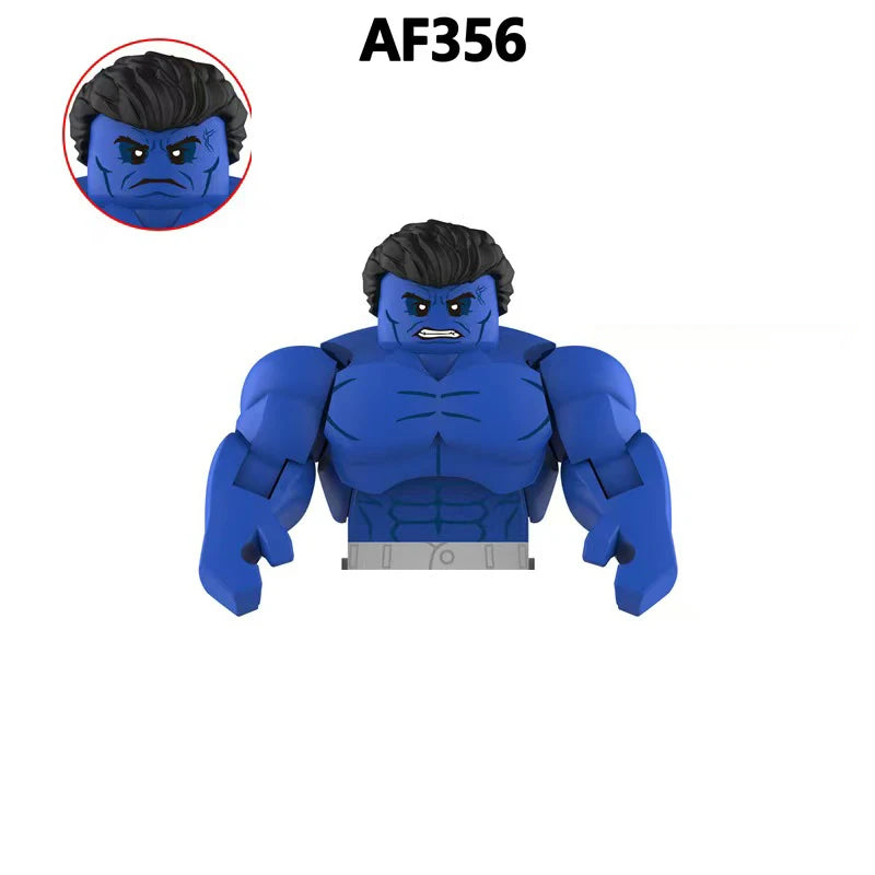 Assemble Movable Mini Bricks Lizard Rhino Action Figure Toy