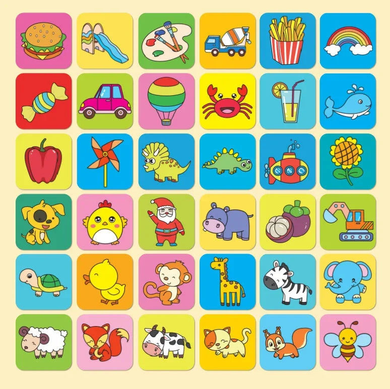 Montessori Visual Stimulation Cards for Baby – High Contrast Learning Toy