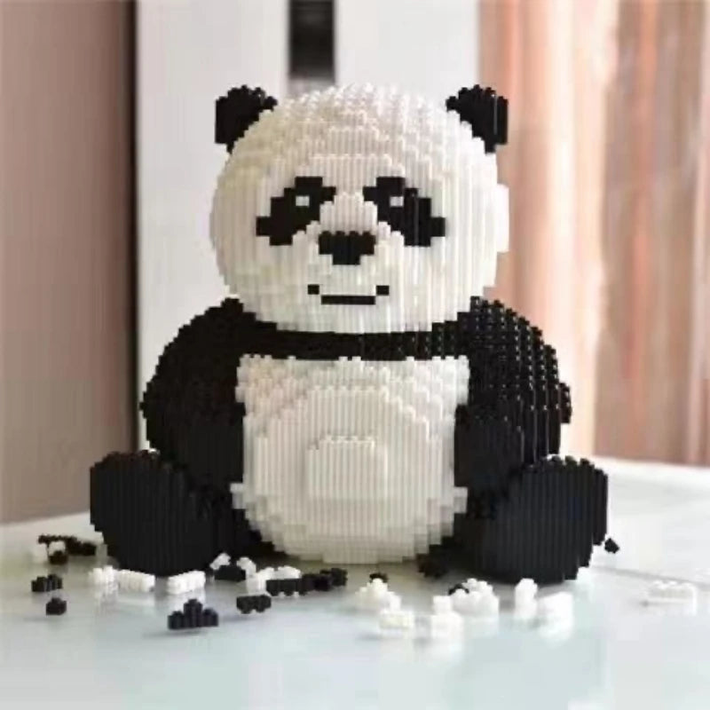 Creative Giant Panda Block Set - 3D Assembly Toy for All Ages
