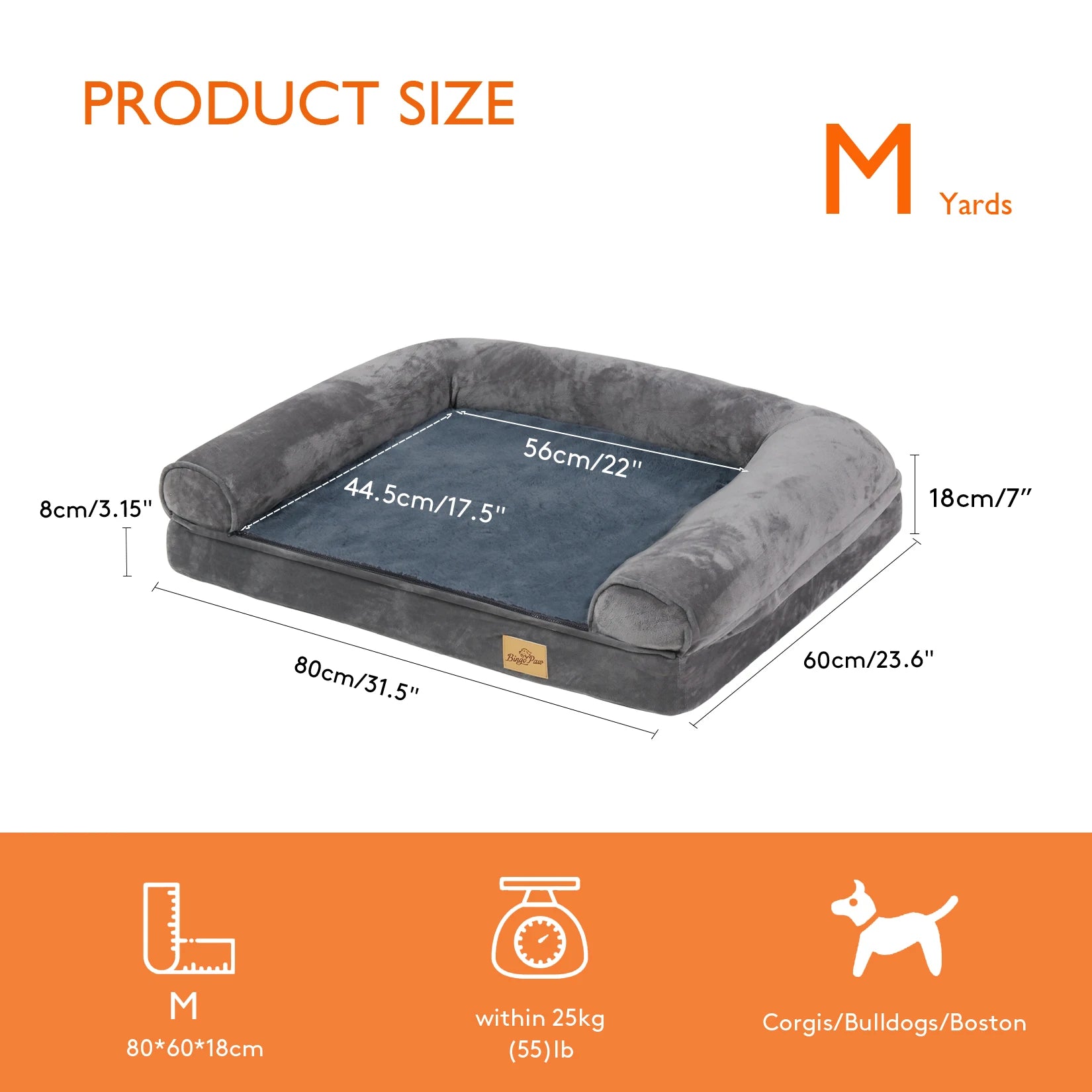 XXL Calming Dog Bed - Orthopedic Memory Foam & Waterproof Cover