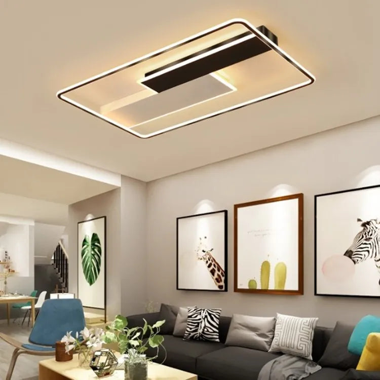 Modern LED Ceiling Light with Remote Dimming for Home & Office