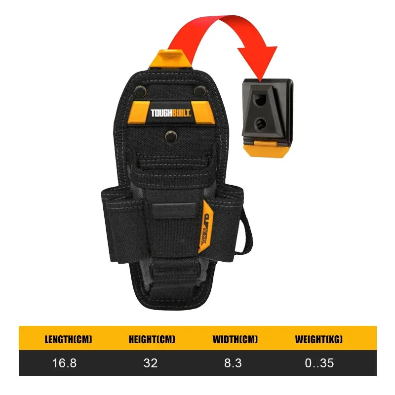 ToughBuilt 7-Pocket Tool Pouch - Ultimate Organizer for Pros