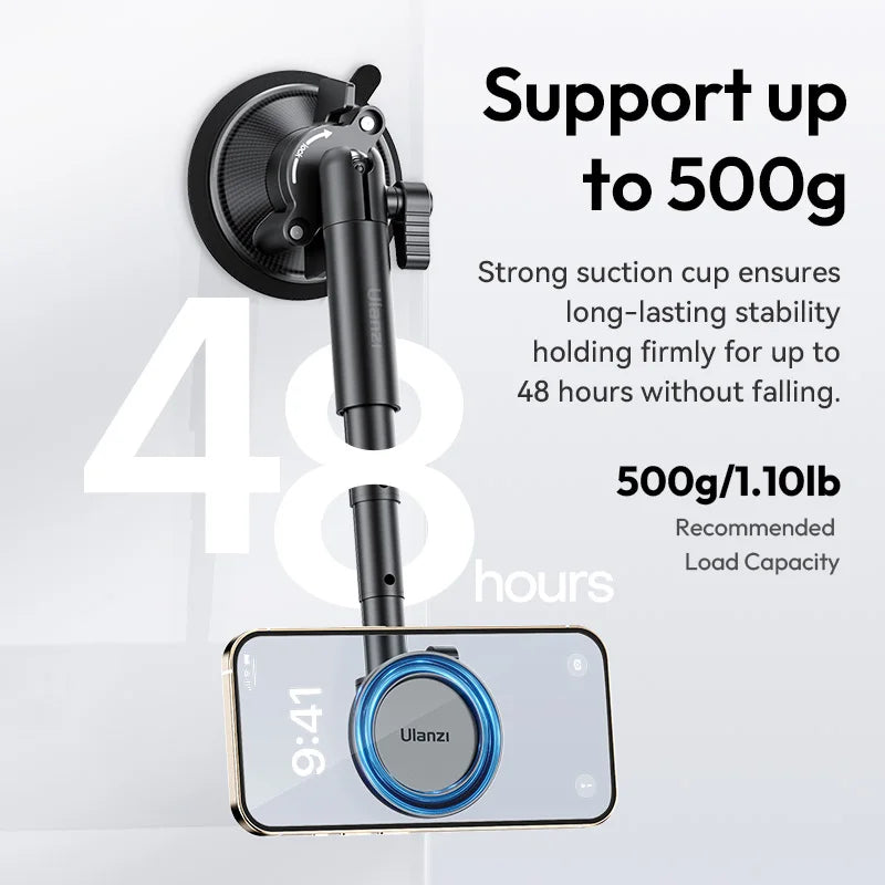 Ulanzi ZJ06 Suction Cup Phone Mount for MagSafe Compatible Devices