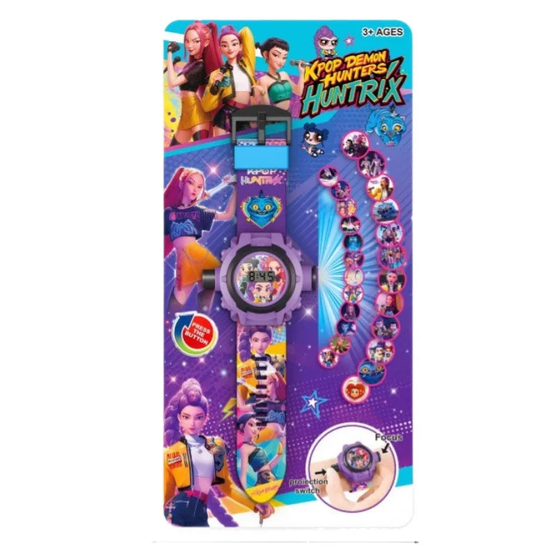 K-POP Projection Watch for Kids - 24 Fun Glowing Images