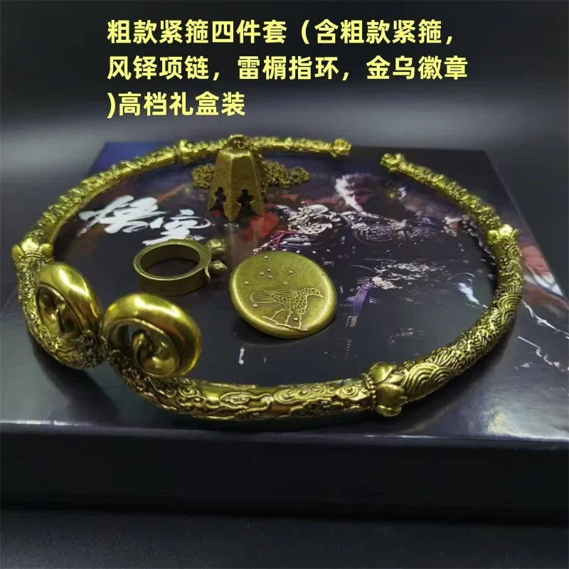 Mythical Monkey King Wukong Hoop Rod - Enchanting Gaming Decor