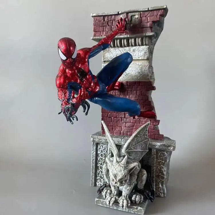 28cm Marvel Spider-Man Figure - Collectible Action Statue Decor