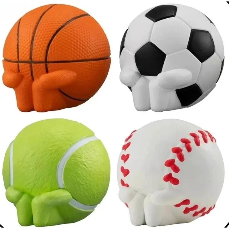 Creative Gashapon Action Figures – Football & Basketball Models