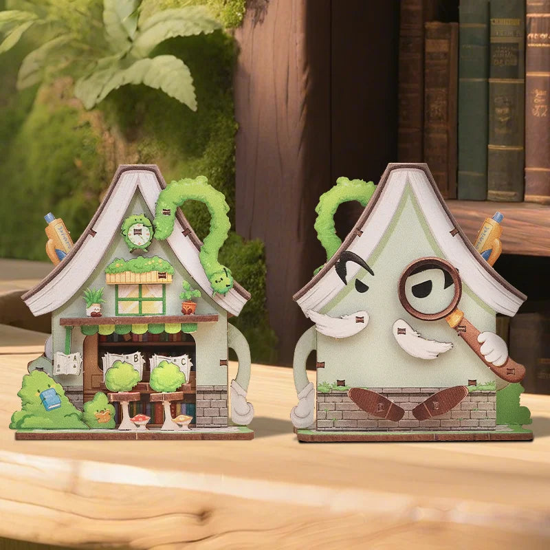 CUTEBEE Mini Store DIY Wooden Dollhouse Kit - Creative Crafting Fun