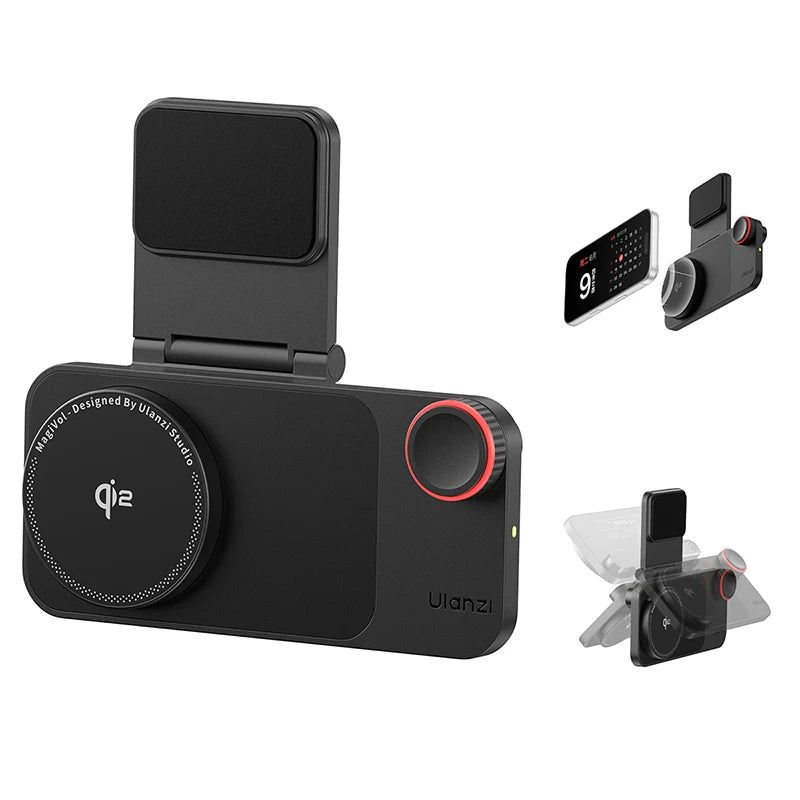 Ulanzi CW15 Wireless Qi2 15W Fast Charging Stand with Magnetic Snap