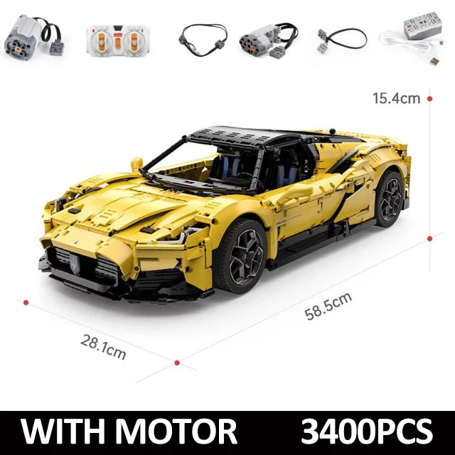 Rastar 93500 MC20 Super Sports Car Model - Remote Control Building Set