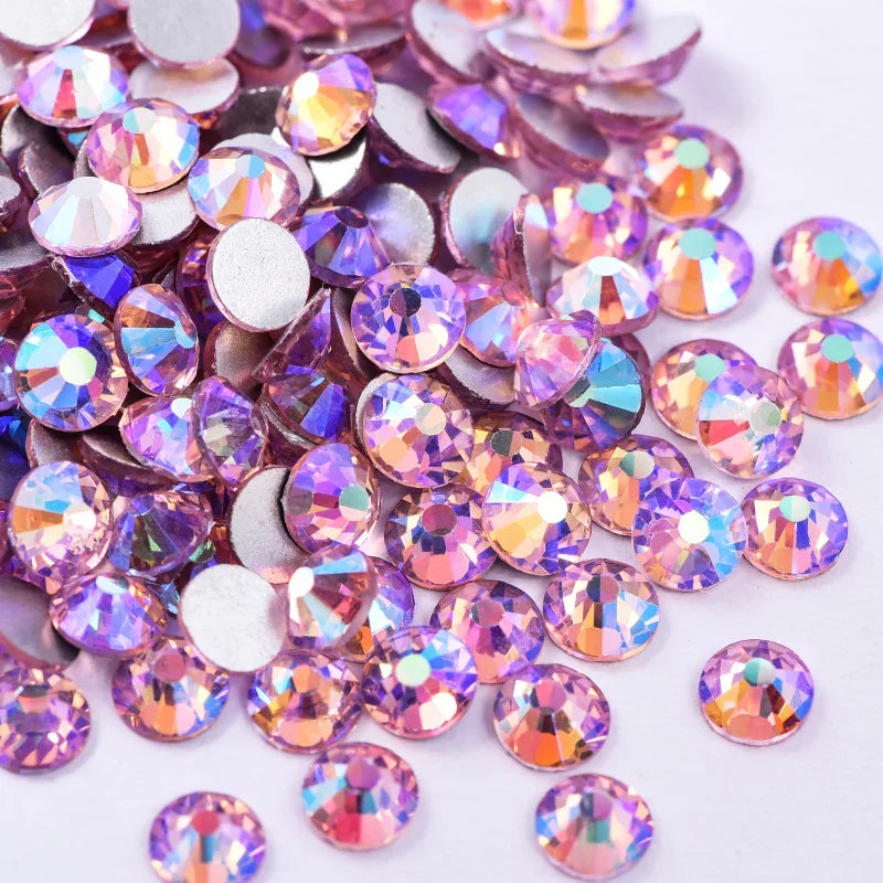 OLeeya Bulk Non-Hotfix Rhinestones for DIY Nail Art & Garments