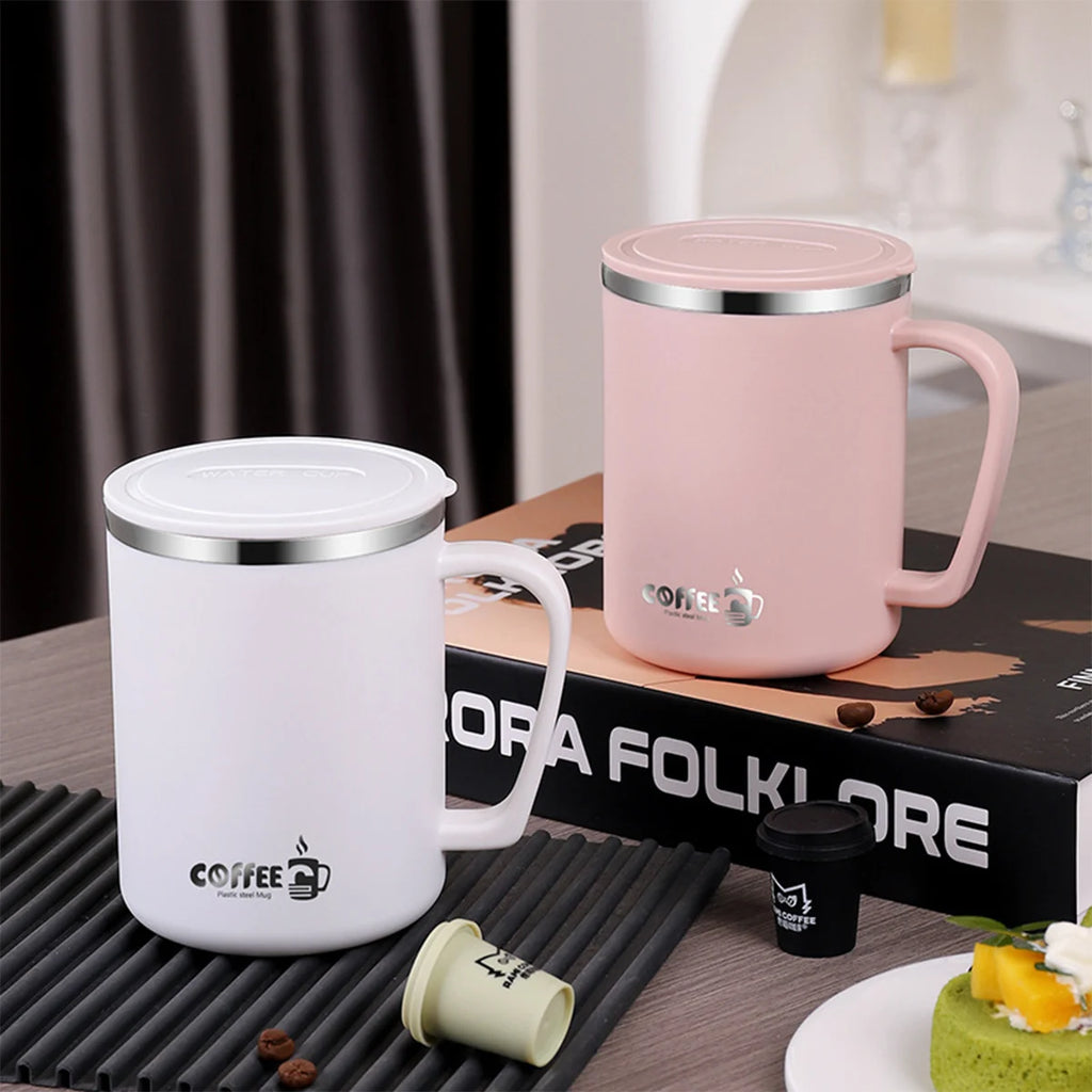 480ml Double Wall Insulated Stainless Steel Coffee Mug
