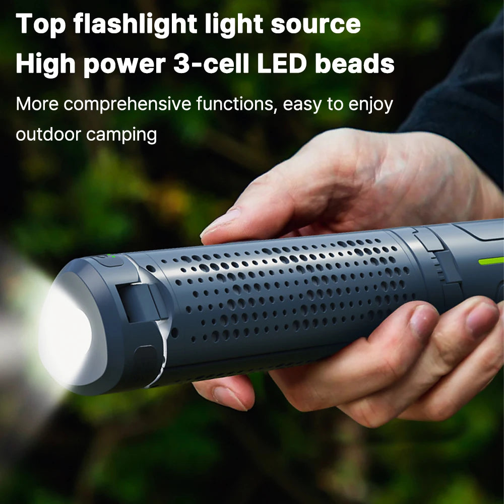 Rechargeable Telescopic Camping Lantern & Flashlight for Outdoor Adventures