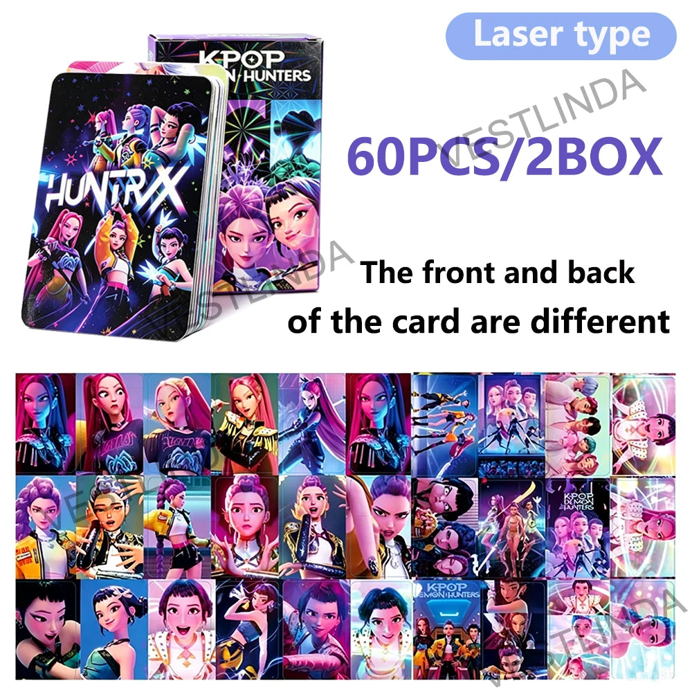 Kpop Demon Hunters Card Book - 400PCS PU Leather Zipper Storage