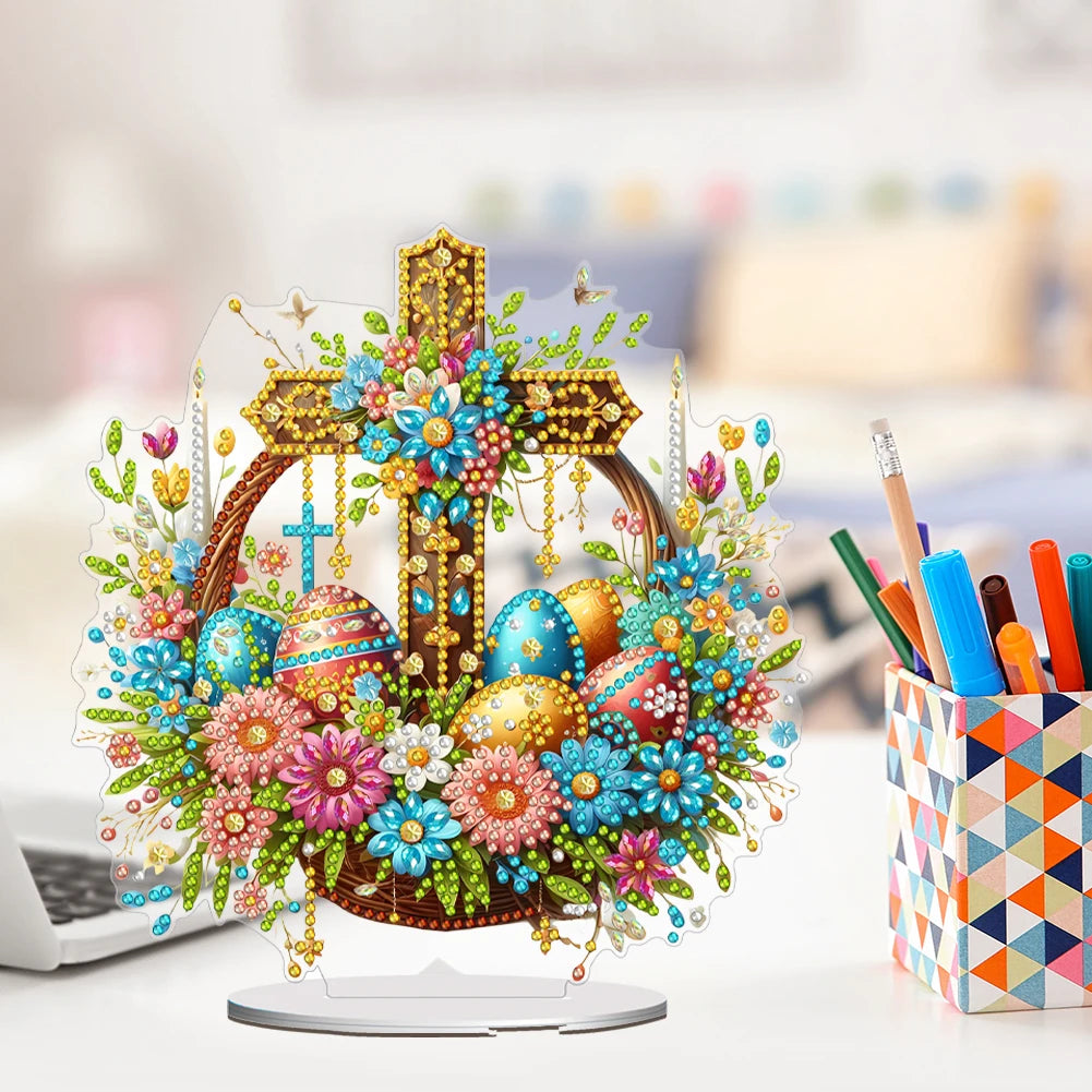 Easter DIY 5D Diamond Painting Tabletop Decoration Kit