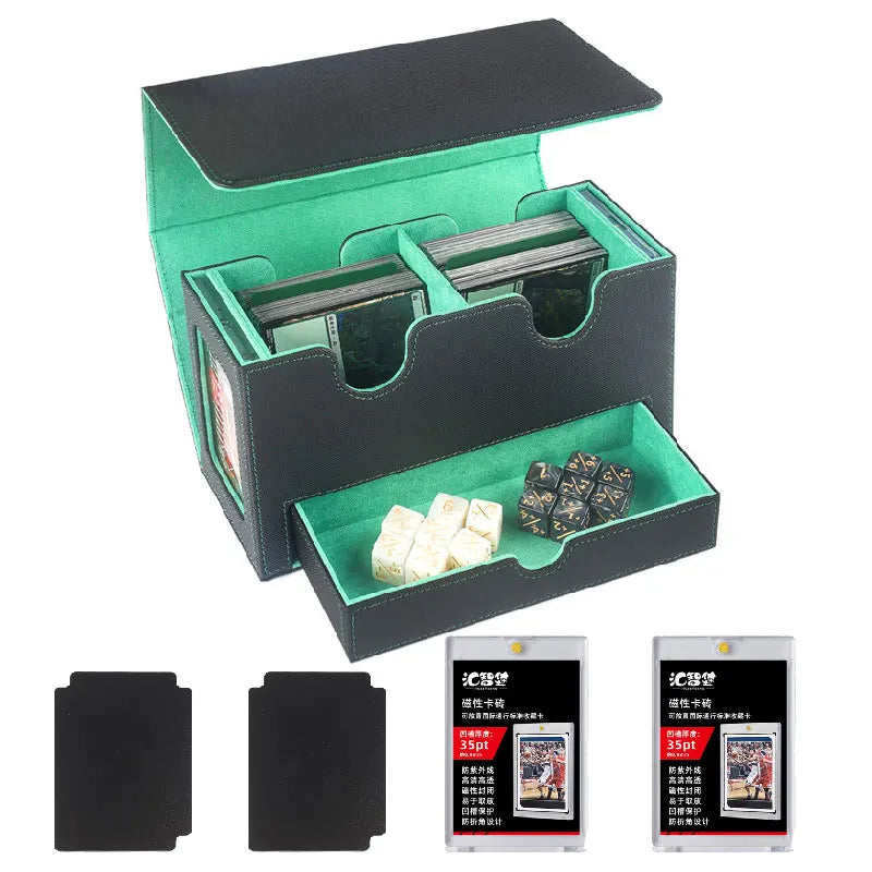 Commander Trading Card Deck Storage Box - Triple Sleeved TCG Case