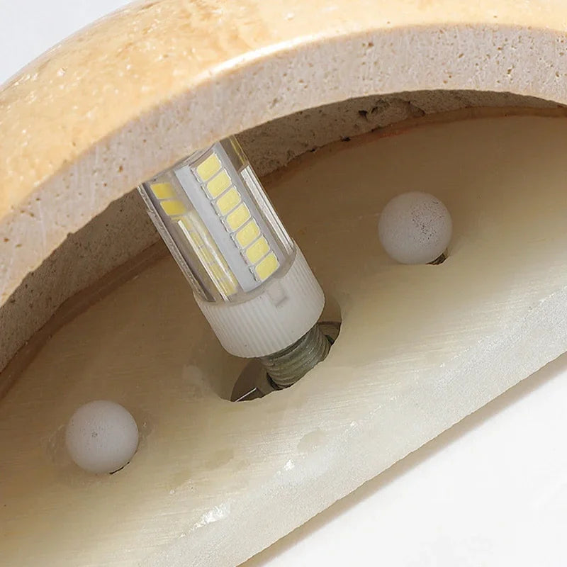 Nordic Style Semi-Circular Wall Light for Elegant Home Decor