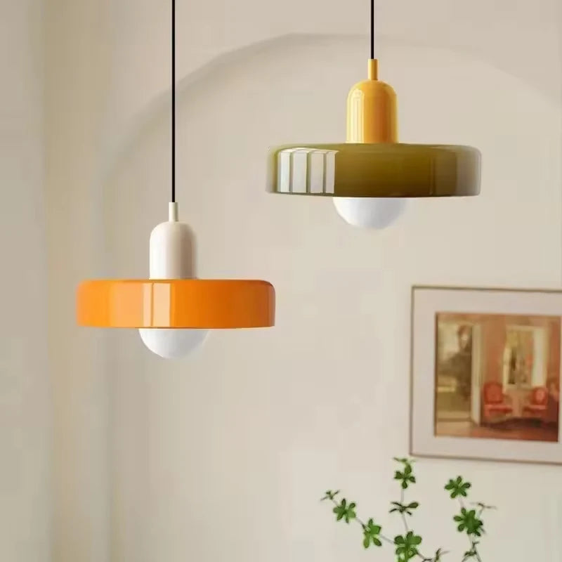 Stylish Modern Glass Pendant Light for Home & Dining Spaces