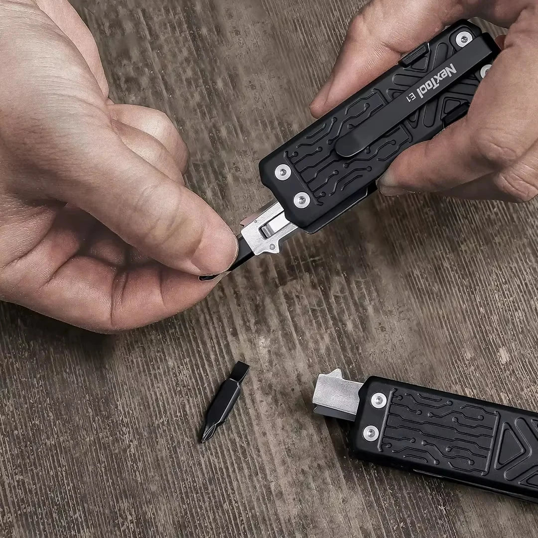 NexTool E1 10-in-1 Pocket Multitool - Versatile EDC Utility Tool