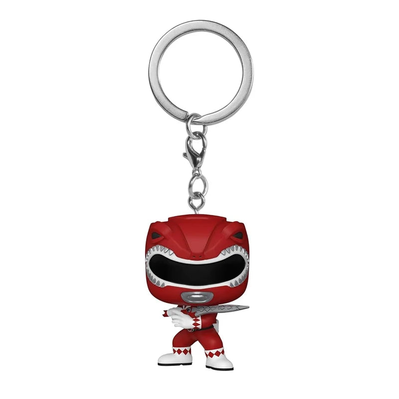 Power Rangers Action Figure Keychain Dolls - Collectible Set
