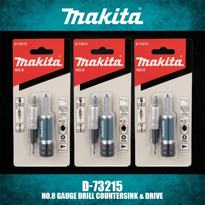 Makita Gauge Drill Countersink & Drive Bit Set | Precision Woodworking Tool