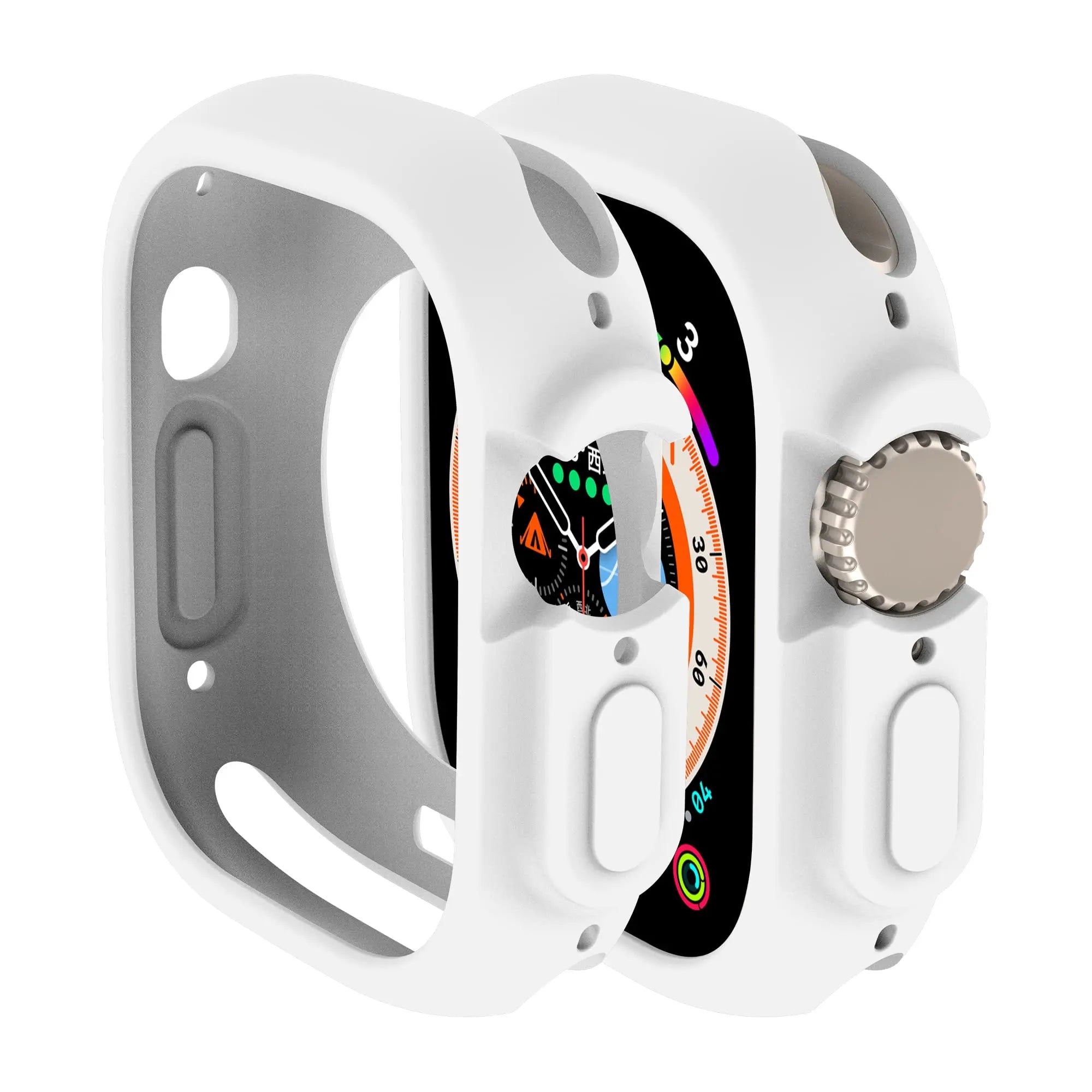 Shockproof Soft Silicone Cover for Apple Watch Ultra 49mm - TPU Bumper