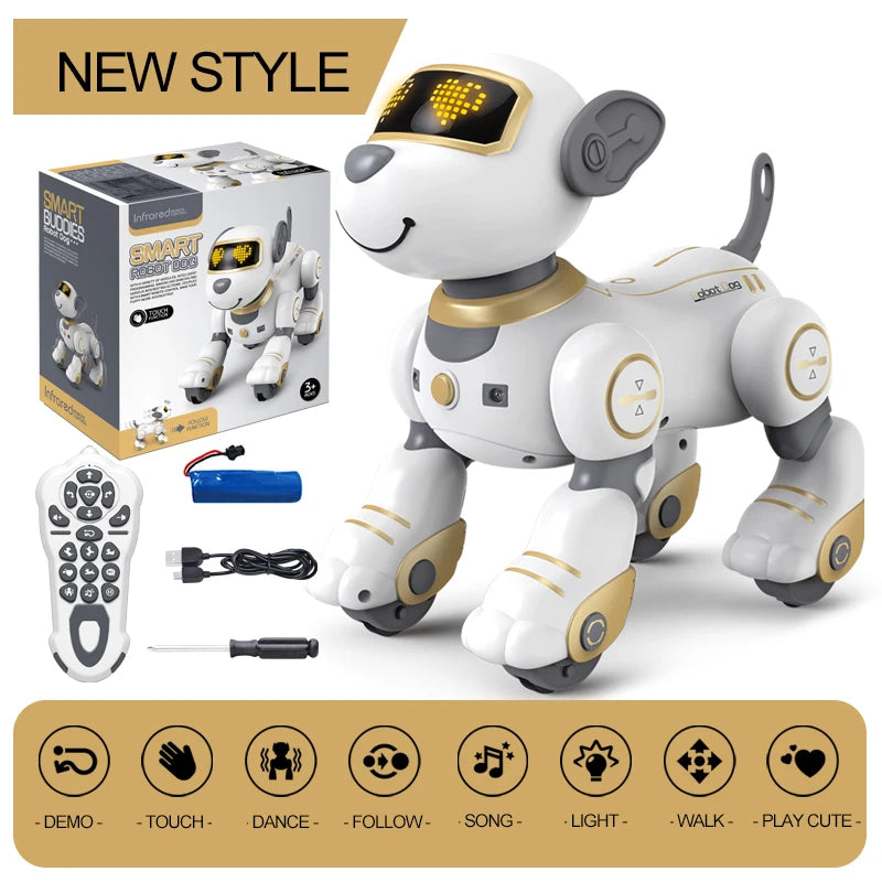 Interactive Smart Robot Dog - Exciting Stunts & Custom Play