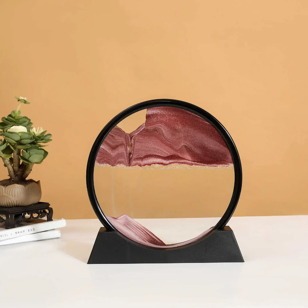 3D Moving Sand Art - Quicksand Liquid Hourglass Home Decor
