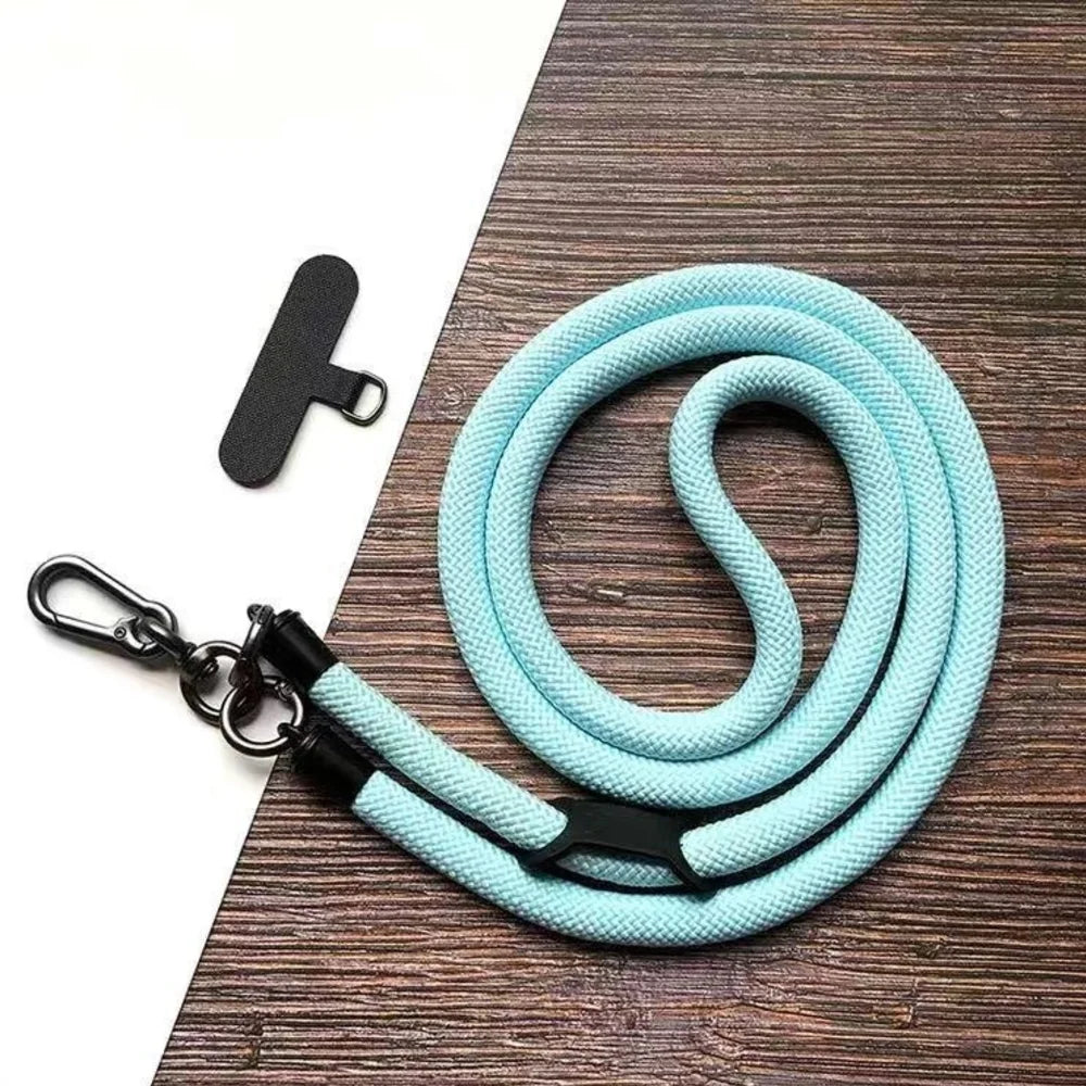 Adjustable Multi-Functional Crossbody Phone Lanyard - Black & White