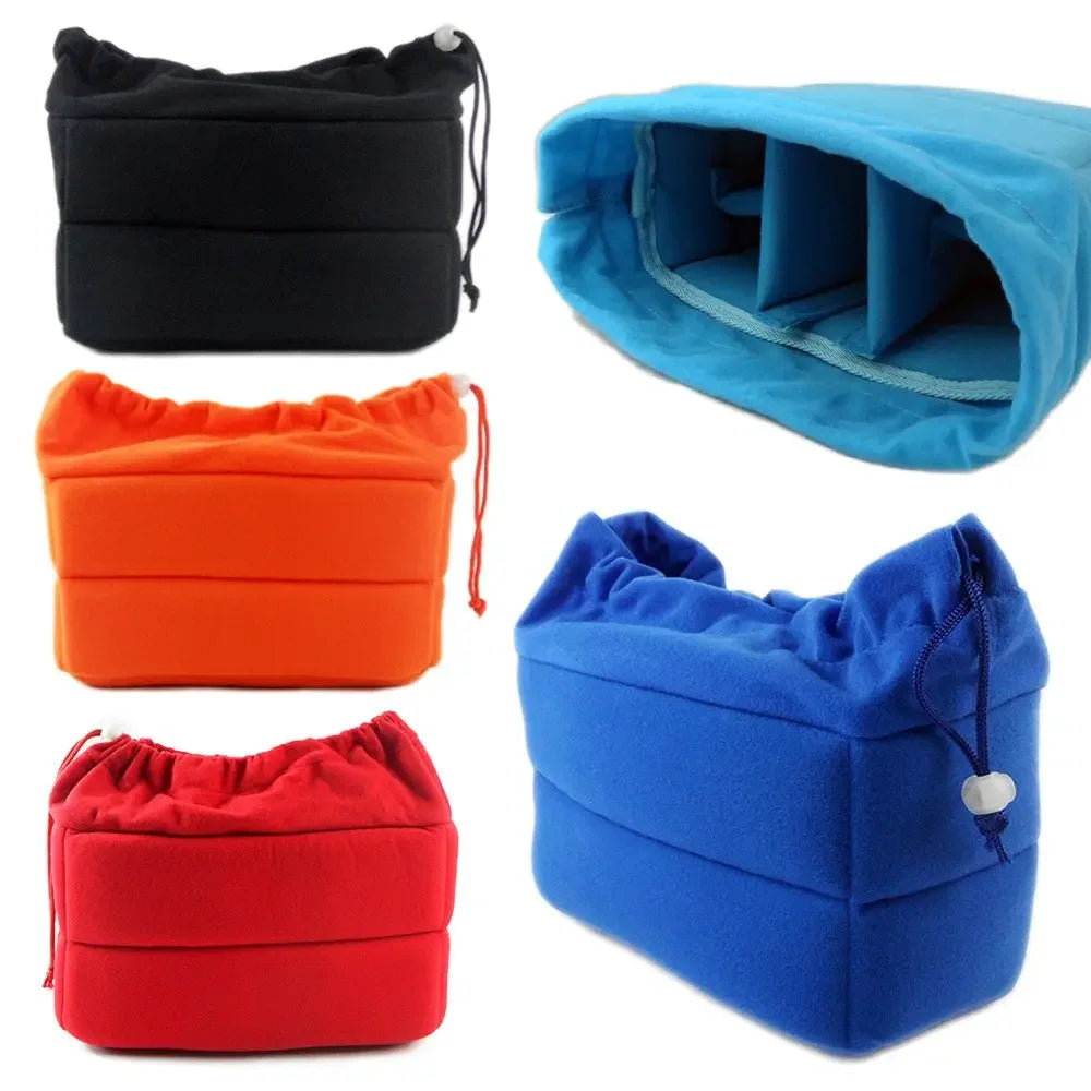 Shockproof Velvet Camera Bag for DSLR Cameras - Padded Protection