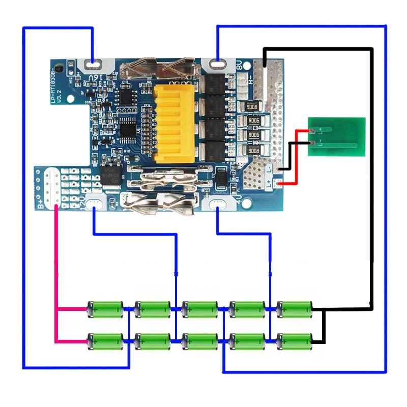 DIY Battery Case for Makita 18V Tools with Digital Indicator