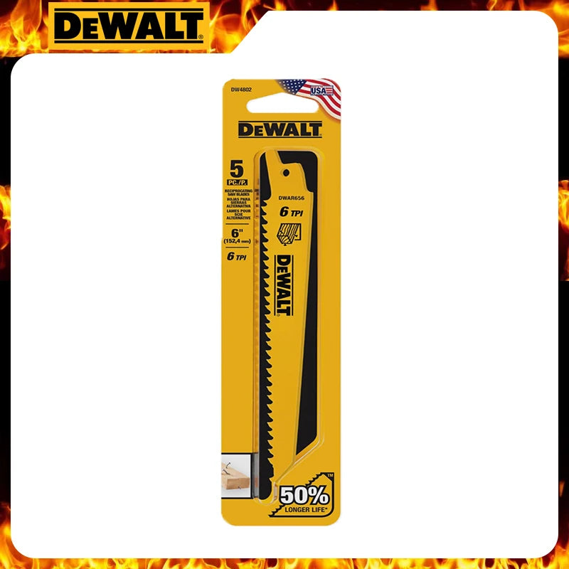 DEWALT Reciprocating Saw Blades - Durable & Versatile Cutting | 6-24 TPI