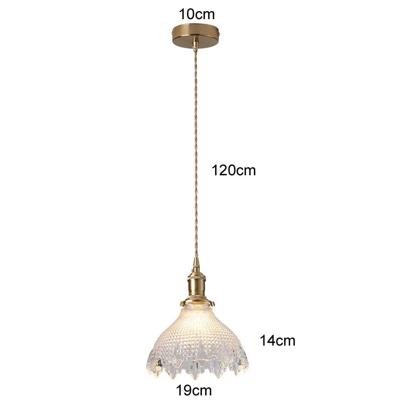 Stylish Glass Pendant Light for Dining Room & Restaurant Décor