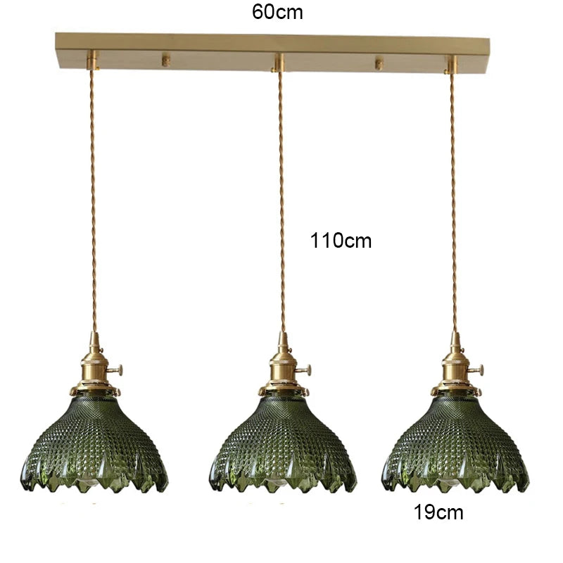 Stylish Glass Pendant Light for Dining Room & Restaurant Décor