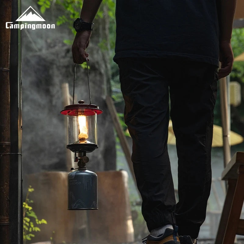 CAMPINGMOON T-9 Gas Lamp – Stylish Portable Light for Outdoor Adventures