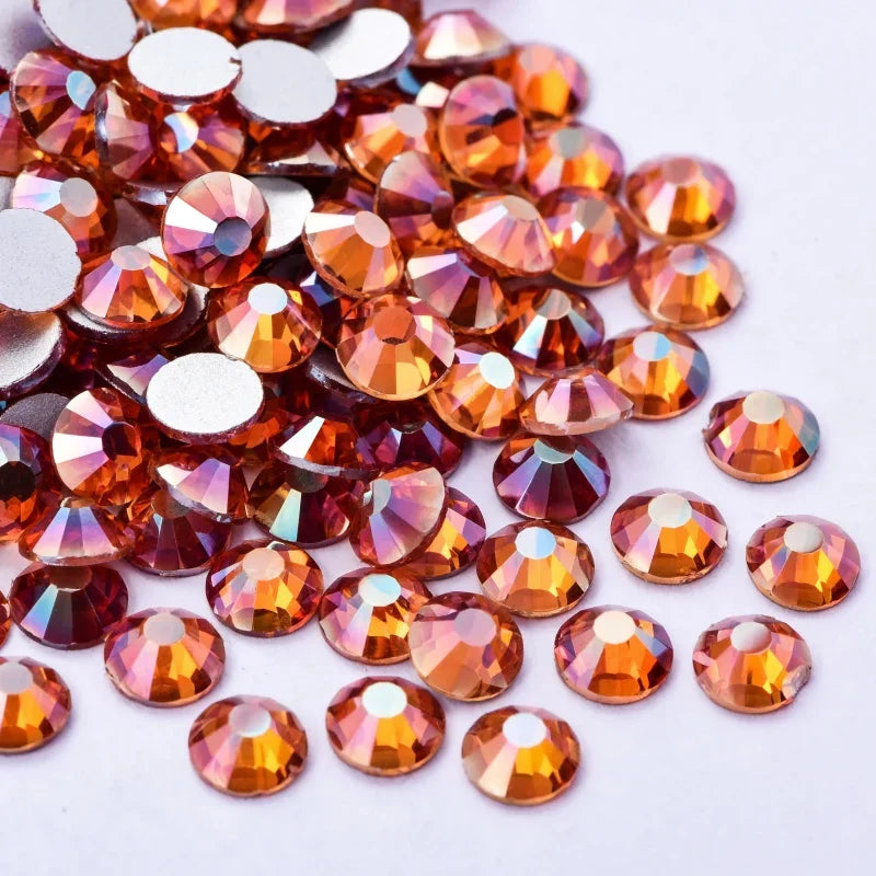 OLeeya Bulk Non-Hotfix Rhinestones for DIY Nail Art & Garments