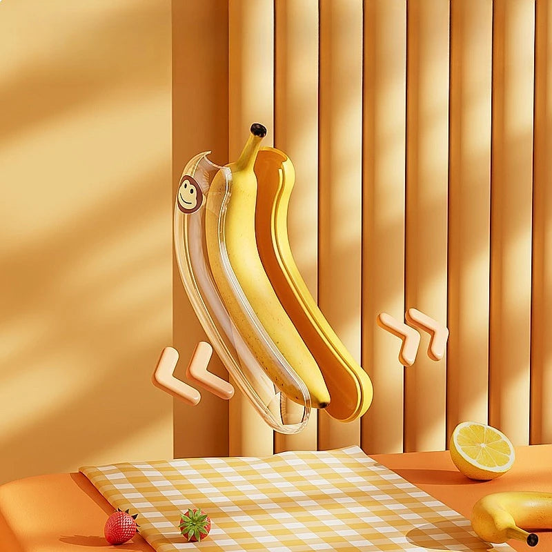 Portable Monkey Banana Storage Box - Fruit Fresh-keeping Container