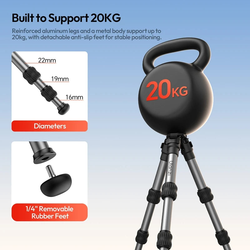 Ulanzi TT30 Mini Tripod for Smartphones & Cameras, Max Load 3kg