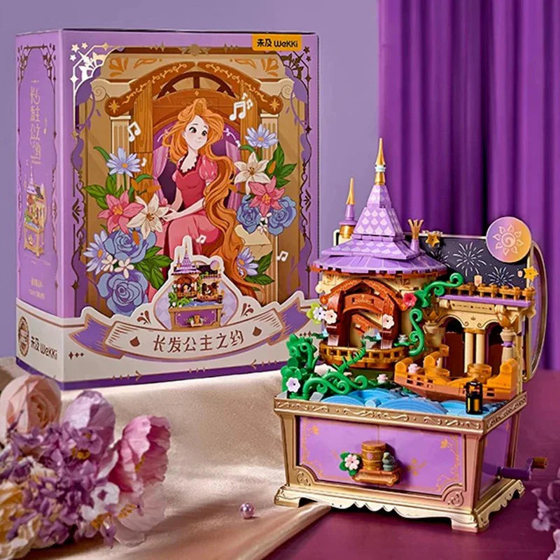 Enchanting Fairy Town Musical Blocks - Creative DIY Toy Gift
