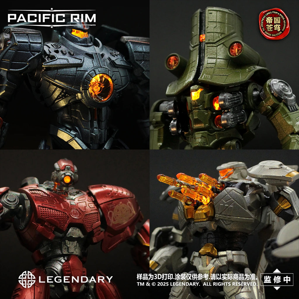 Gipsy Danger & Crimson Typhoon 5-Inch Detailed Action Figures Set