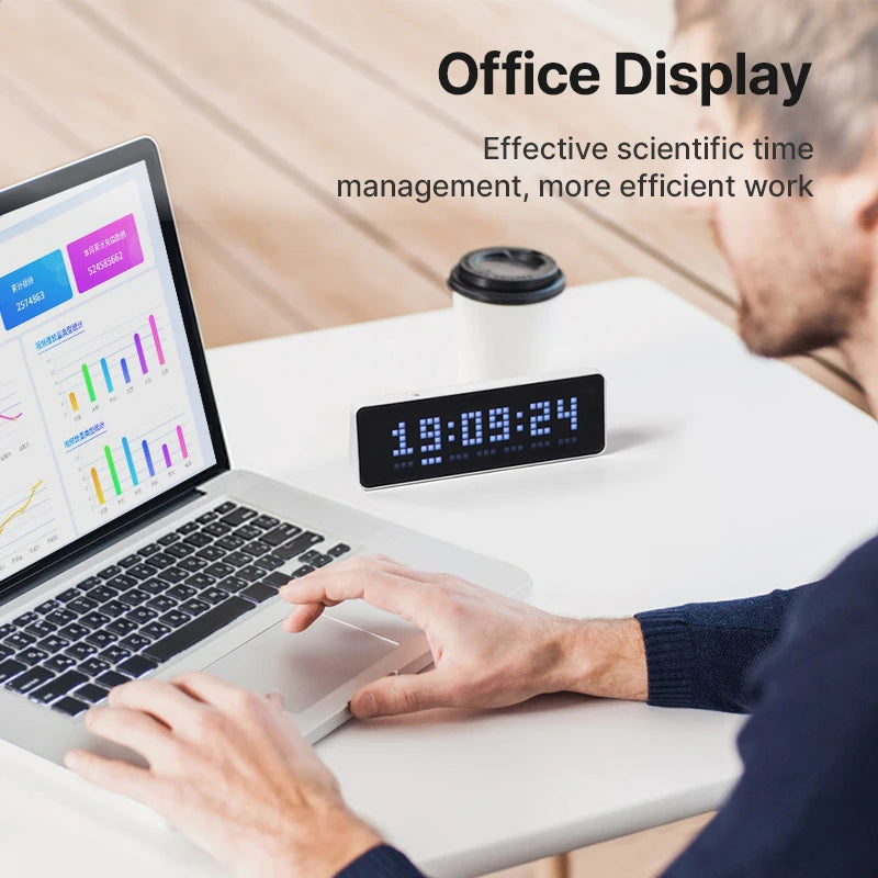Ulanzi TC001 Smart Pixel Clock with Weather & Follower Display