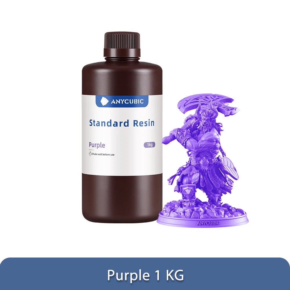 ANYCUBIC 405nm UV Resin for 3D Printing - High Precision & Fast Curing