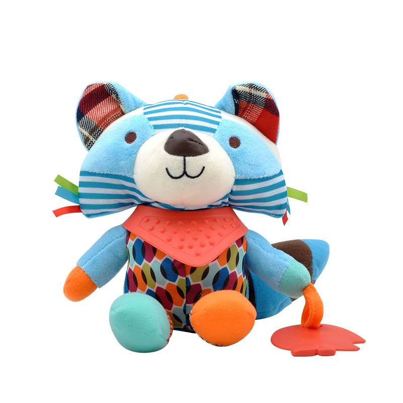 Plush Baby Rattle Toys for Stroller & Bed Mobile - Ideal for Infants