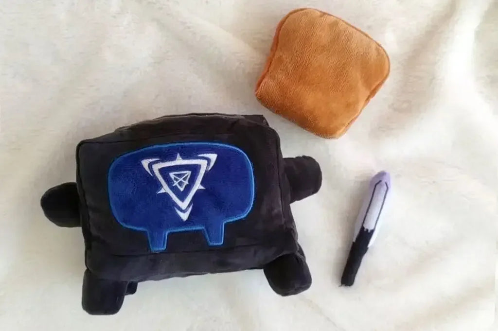 Valorant KO Bread Robot Plush Toy - Fun Interactive Collectible