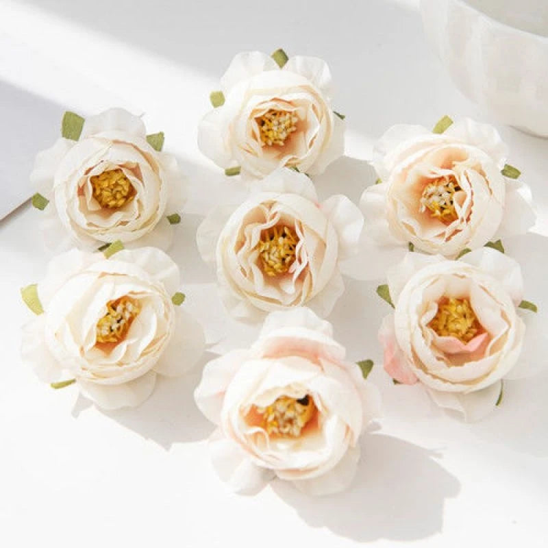 40/80pcs Silk Artificial Roses - Perfect for Weddings & Decor