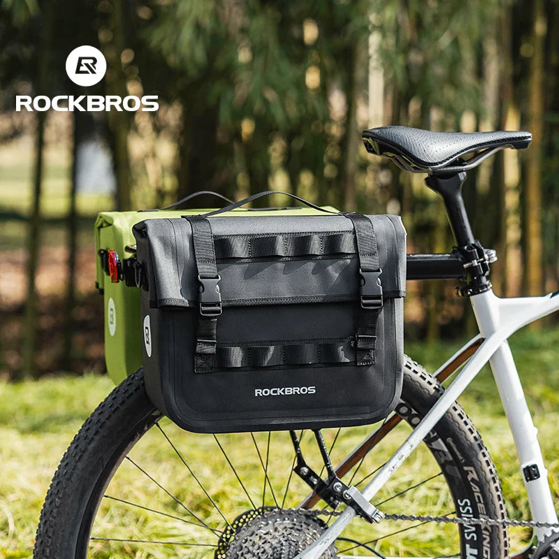 ROCKBROS 15L Versatile Bicycle Front Saddle Bag - Durable & Stylish