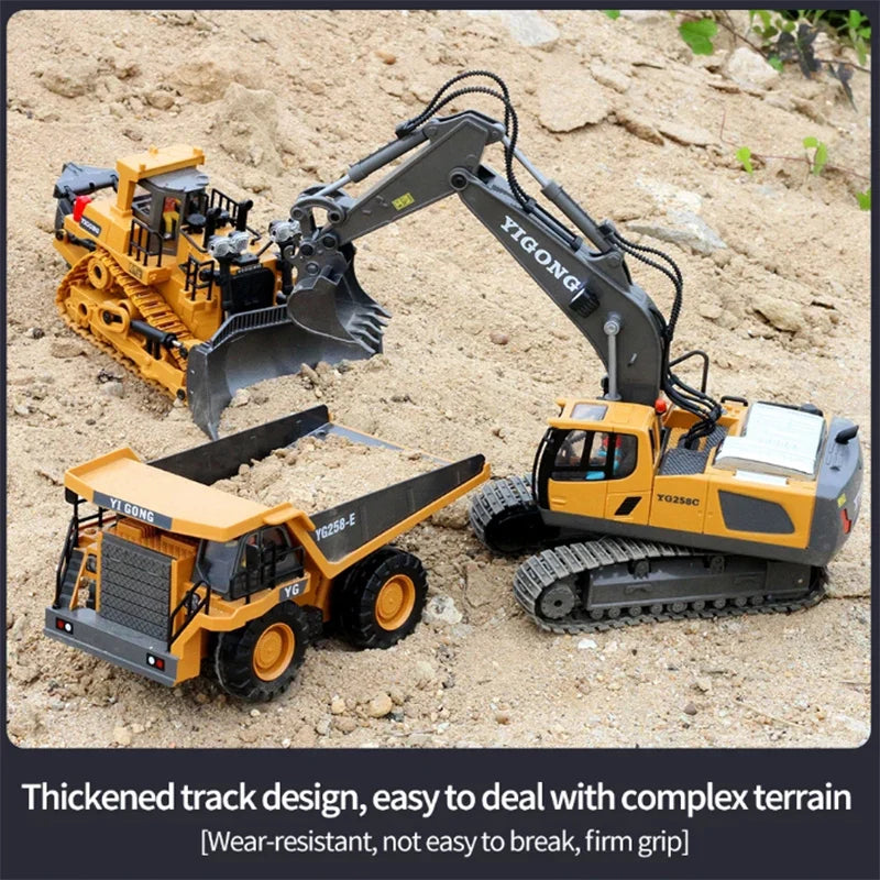 Remote Control Excavator Toy - Educational Fun for Kids